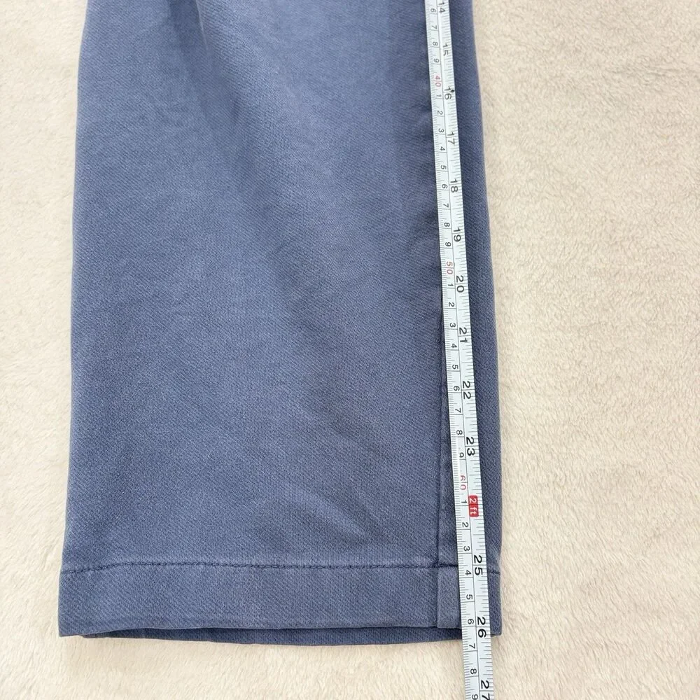 UNIQLO Washed Jersey Easy Ankle Pants Men’s L Blue Elastic Waist Cotton Japan